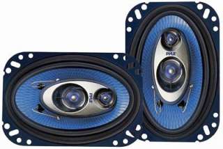   PL463BL Pair of 4 by 6 inch 3 way 120 watt Car Audio Stereo Speakers