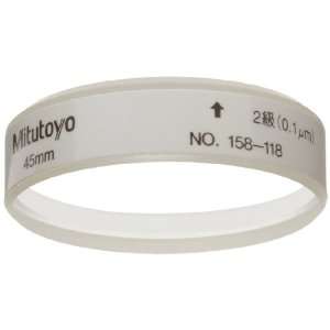 Mitutoyo 158 118 Optical Flat, 12mm Thickness, 0.1 micrometer Flatness 