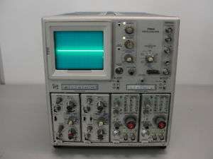 TEKTRONIX 7904 Oscilloscope 4 slot Mainframe + 7A18, 7A26, 7B53A 