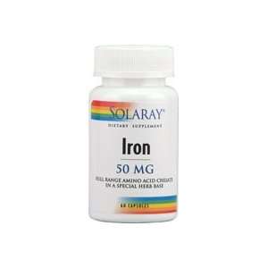  Solaray Iron    50 mg   60 Capsules 