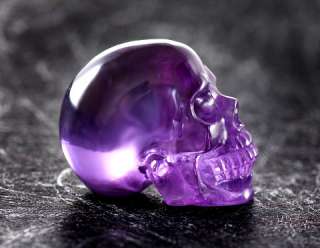 Cubic Zirconia Carved Crystal Skull, Realistic, Crystal Healing  
