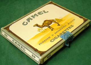 WW2 Flat Fifty Camel Cigarette Pack 1943 Full US Military Personal 