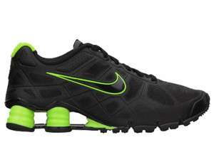 Nike Shox Turbo + 12 Black, Dark Grey, and Volt Running Shoes  