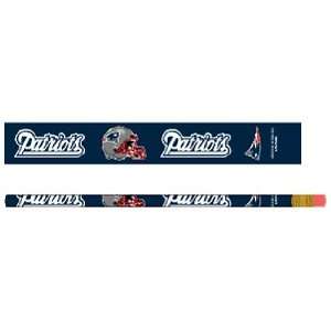  NFL New England Patriots 6 Pencil Pack *SALE* Sports 