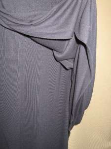 BAGS Black One Shoulder Jersey Dress Size Medium  
