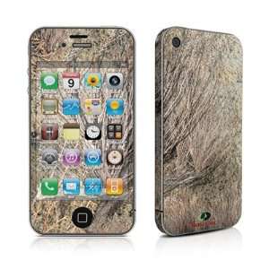Brush Design Protective Skin Decal Sticker for Apple iPhone 4 / 4S 
