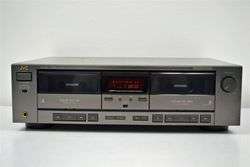 JVC Stereo Dual Cassette Deck Tape Player Recorder TD W207  