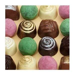 Shimmering Chocolate Truffles   18 Piece Grocery & Gourmet Food