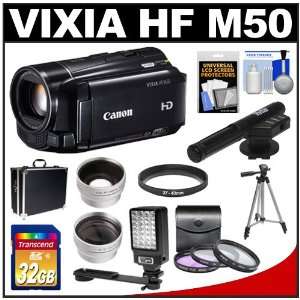 com Canon Vixia HF M50 Flash Memory 1080p HD Digital Video Camcorder 