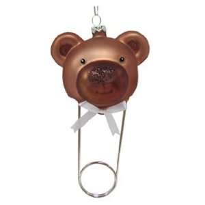  Teddy Bear Diaper Pin Christmas Ornament 