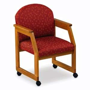  Lesro Round Back Conference Chair with Casters Office 