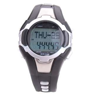   Fashion Water Resistant Heart Rate Monitor Pedometer Fitness Watch W