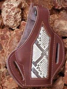Barsony Python Leather Holster S&W 669 6904 6906 6924  