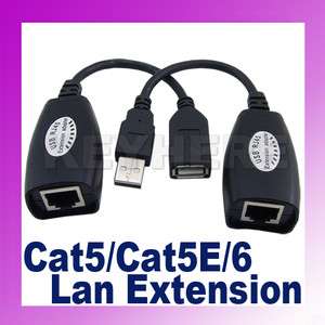 USB CAT5/CAT5E/6 RJ45 LAN EXTENSION ADAPTER CABLE, 011  