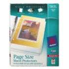 Avery Top Load Three Hole Sheet Protectors, Clear