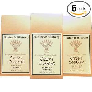 Hunter & Hilsberg Crisp and Cobbler Topping Mix, 8 Ounce (Pack of 6)