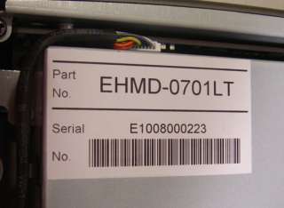 Factory GM/Ford DVD Headrest Player /7 LCD EHMD 0701LT  