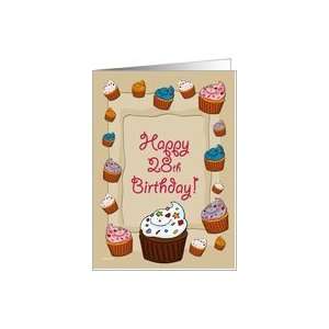 28th Birthday Cupcakes Card Toys & Games