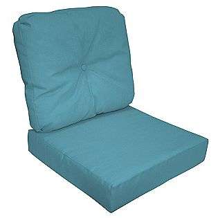 Piece Deep Seat Chair Cushion Set, Sunbrella Canvas Aruba  Sunbrella 