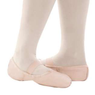 Capezio Little Girls Pink Soft Leather Daisy Ballet Slippers Size 11 