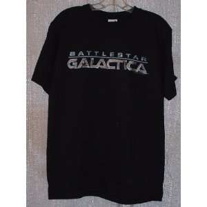  Battlestar Galactica TV Series LOGO Print T SHIRT Size 