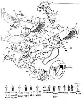 Craftsman  st 16 tractor   Wiring diagram (24 parts)