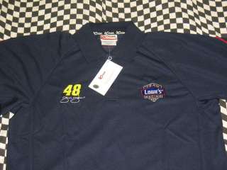 Jimmie Johnson #48 Polo style shirt by Chase Sizes available 