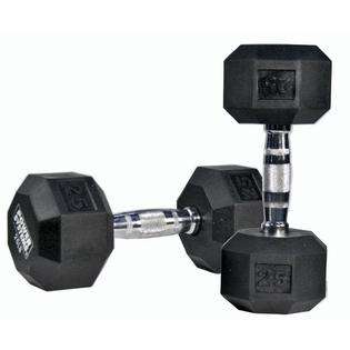 Power Systems Rubber Octagonal Dumbbell 60 lb. 