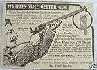 1911 marble arms game getter gun ammunition hunting canadian ad