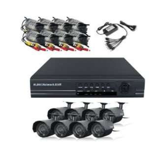 ZMODO PKD 80208 Complete 8 Channel DVR Kit with 8 Cameras No Hard 