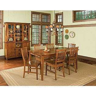 Arts & Crafts Dining Table Cottage Oak Finish  Home Styles For the 