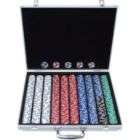 Trademark Poker 1000 11.5G Jackpot Casino Clay Poker Chips w/Aluminum 
