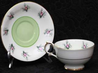 CLARENCE PINK FLOWER BUDS #190/60 Bone China Cup/Saucer  