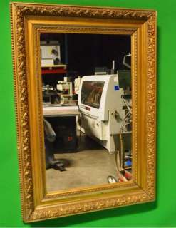 1800s Large Mirror in Gilt Frame Must See This One  