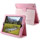   Screen Protector+Light Pink Stand Leather Case Hard Cover For iPad