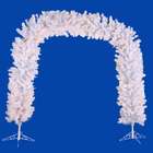   Pre Lit Crystal White Arch Artificial Christmas Tree   Clear Lights
