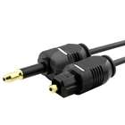 eForCity Digital Optical Audio TosLink to Mini TosLink Cable M/M, 12 