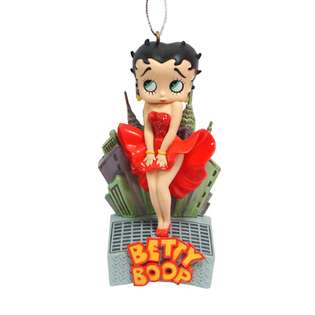 Carlton Cards Heirloom Betty Boop Christmas Ornament with Sound 