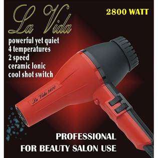  La Vida 3300 Ceramic Ionic 2800 watt Blow Dryer at  