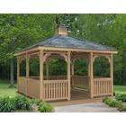 with this aluminum roof gazebo built in led lights in all six posts 