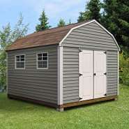 Quality Outdoor Structures V0812SB Vinyl Barn (8 ft. x 12 ft 