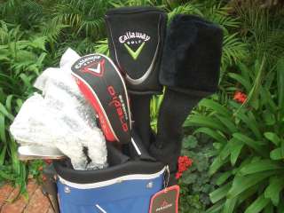 Golf Club Set CALLAWAY Woods Hybrid New Irons PING Putter NEW Bag 