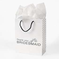   or GROOMSMAN Gift Bags Wedding Day Bridal Party Groomsmen THANK YOU