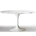 Benzara 53804 Metal Marble Table