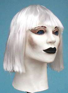 Be Female Honka White Hood Foam Latex Mask Rubber Masks  