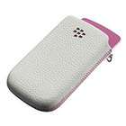 RIM BlackBerry BlackBerry Torch Leather Pocket White with Pink Accents 