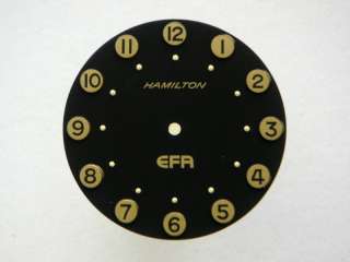Original Vintage HAMILTON EFA Watch Dial Mens  