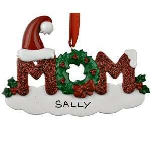  Personalized Mom Letters Christmas Ornament