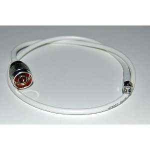  AIR802 CA195 White Cable Assembly N Male to RP SMA Plug 