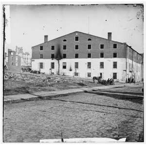  Civil War Reprint Richmond, Va. Side and rear view of Libby 